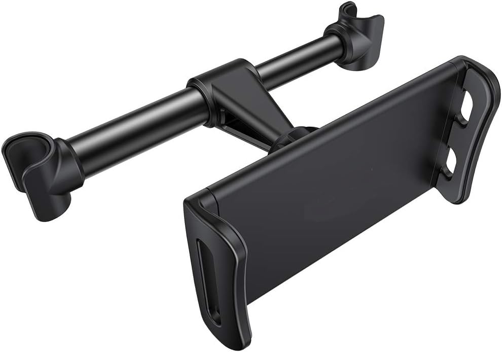iblunt Car Tablet Holder, Car Headrest Mount - Universal 360 Rotating Car Seat Stand Cradle for All 4.4~11" Tablets, iPad Pro 9.7, 10.5, 11, iPad Air mini 2 3 4 5 6, iPhone, Switch, Tab - Black