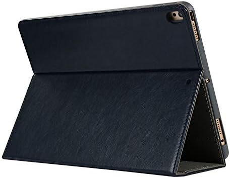 11 inch iPad Pro Case,MeiLiio Premium PU Leather Folio Flip Smart Cover with Pencil Holder & Card Slot Handbag Folding Stand with Auto Sleep/Wake Screen Protector Cover for 11 inch iPad Pro,Dark Blue
