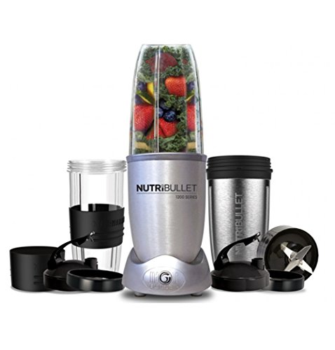 NUTRiBULLET 1200 Series - Smart Technology High Speed Blender - 1200W 12 Piece Set - Silver