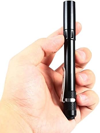 Mini Pen Light, JJFly 300 LM Waterproof Mini Flashlight Nursing Pocket Small Torch 3 Modes with Clip Powered by AAA Battery