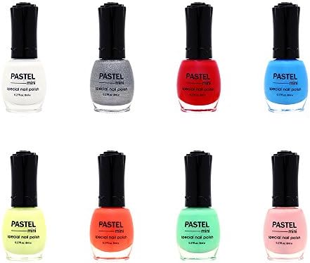 PASTEL mini special Nail Polish Gift Set, 8 Pieces, 8 ml / 0.27 oz