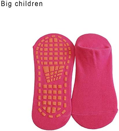 Ljourney Anti-slip Good Grip Trampoline Socks for Adults and Children, Anti Skid Good Grip Cotton Socks with Rubber Dots, Perfect for Pilates Yoga Fitness Dance