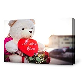 Canvas Wall Art for Living Room,Bedroom Home Artwork Paintings Happy Valentine