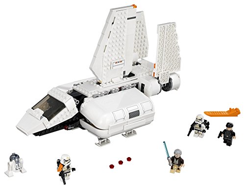 LEGO Star Wars Imperial Landing Craft 75221 Building Kit, Obi-Wan Kenobi, Imperial Shuttle Pilot, Sa - //coolthings.us