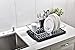 POPILION Quality Steel Kitchen Sink Side Dish Drying Rack,Drain Rack Set(3-Piece) with Black Drainboard and Separate Box For Cutlery