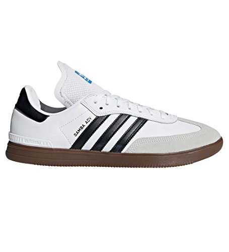 Adidas skateboarding men s samba adv footwear white/core black/gu…