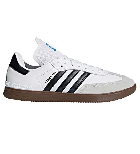 adidas Skateboarding Men's Samba ADV Footwear White/Core Black/Gum 5 10 D US