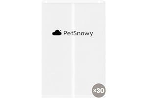PetSnowy SNOW+ Cat Litter Box Liners, Self-Sealing Waste Drawer Bags for Automatic Cat Litter Box, 30 Pcs
