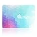 Unik Case-2 in 1 Bundle Deal Gradient Ombre Triangular Galore Graphic Matte Rubberized Hard Shell Case & Fade Ombre Keyboard cover silicon skin for Apple Macbook Air 13.3