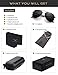 Aviator Sunglasses Mens Women Polarized Black Lens Black Metal Frame Dark 60mm with Case - UV400
