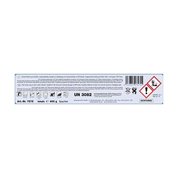 STC 2K Epoxy Spachtelmasse Set 600 g / 400 ml Bootsspachtel Set Epoxyspachtel – Bild 4