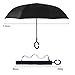 AmaGo Windproof Inverted Umbrella – UV Protection Double Layer Reverse Folding Long Self Standing Umbrella with C-Shape Handle for Car Rain Outdoor Travel(First Love)