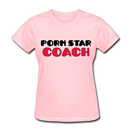 HD-Print Cool Porn Star Coach Tee For Woman Pink Size XXL