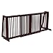 Giantex Expandable Wood Dog Gate, 28''-80'' Adjustable Freestanding Safety Gate, Step Over Fence for Small to Medium Sized Pets, Indoor House Doorway Stairs Extra Wide Fence