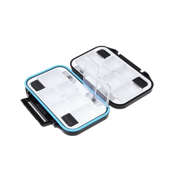 Docooler-12-Compartments-Waterproof-Storage-Case-Fly-Fishing-Lure-Spoon-Hook-Bait-Tackle-Box