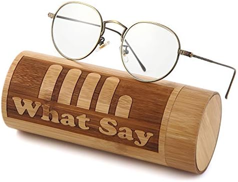 What Say カラーレンズ フラット ボストン メタル フレーム サングラス ヴィンテージ トレンド Uv400 メンズ レディース ソフト ハードケース 付