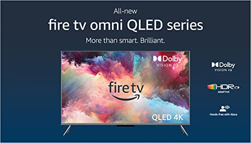 All-new Amazon Fire TV 55" Omni QLED Series 4K UHD smart TV, Dolby ...