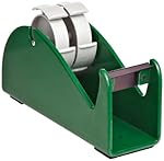 Nifty Products D52HD Heavy Duty Tabletop Tape Dispenser, 2" Width, Green