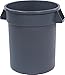 CFS 34102023 Bronco Round Waste Container Only, 20 Gallon, Gray