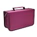 Siveit 128 Capacity CD/DVD Case Wallet, Binder, Storage, Holder, Booklet for Car, Home, Office and Travel (Rose) primary