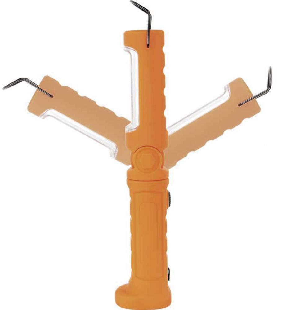 KUNZER PL-023.2 Orange Work Lamp - COB-Technik Workshop Pocket Light with 300 lm Light Intensity and 10 Hours Light Duration