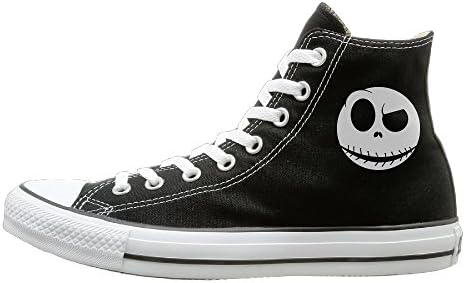 VIBB Unisex The Nightmare Before Christmas Classic High Top Sneakers Canvas Shoes 40