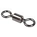 Dr.Fish Barrel Fishing Swivels, Available from #12-#12/0, Stainless Swivels Fishing Tackle Saltwater, Freshwater, Leader/Line/Lure Connector #12/0 772LB