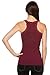 Women's Lace Trim Cotton Jersey Spaghetti Strap Camisole Tank Top