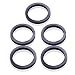 ORANDESIGNE 5 Pack Gas Can Gaskets Replacement Gas Tank Jug Spout Rubber Washer Seal fit for Plastic Tank Gott Rubbermaid Essence Wedco Briggs & Stratton Scepter Moelle Eagle Midwest EZ-Pour