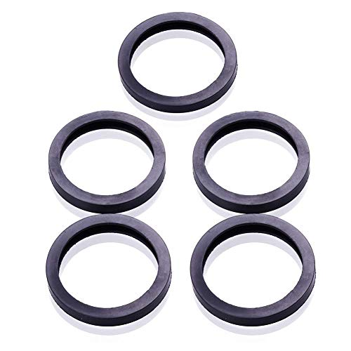 ORANDESIGNE 5 Pack Gas Can Gaskets Replacement Gas Tank Jug Spout Rubber Washer Seal fit for Plastic Tank Gott Rubbermaid Essence Wedco Briggs & Stratton Scepter Moelle Eagle Midwest EZ-Pour