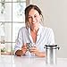 SIXNEA MUDHEN Primica Stainless Steel Coffee Canister - Premium Coffee Container Airtight Storage with Scoop for Easy Portioning