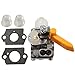 Podoy CIU-H60 Carburetor Primer Bulb Gasket Kit 308054013 fit for Ryobi Homelite UT-21004 Blower Replacement