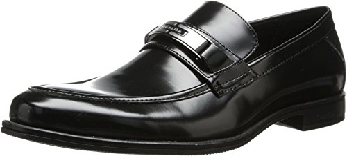 Calvin klein men s armond box smooth slip-on loafer,bla…
