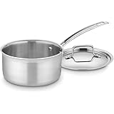 Cuisinart Saucepan with Cover, Triple Ply 2-Quart Skillet, Multiclad Pro, MCP19-18N