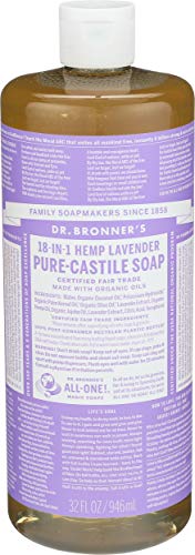 Dr. Bronner's Bio-Flüssigseife Lavendel Pure Castil, 946 ml