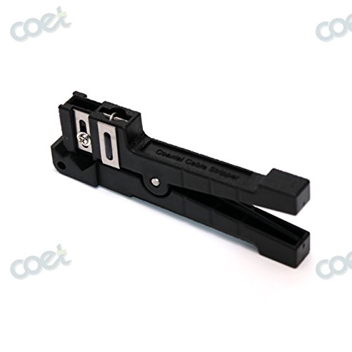 Fiber Optic Cable Stripping Tool Fiber Stripper Komshine 45-165 Coaxial Cable Stripper with One Extra Blade - Thumbnail 6