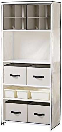 Homestar Beige Fabric and Metal Kids' Organizer
