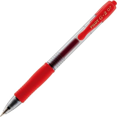 Pilot G207 Retractable Gel Rollerball 0.7 mm Red Box of 12