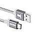 USB Type C, TekSonic [2 Pack] 6.6 Ft (2M) Extra Long Braided Cable with Reversible Connector for New Macbook 12 inch, ChromeBook Pixel, Nokia N1 Tablet, Asus Zen AiO and Other Devices with Type C USB
