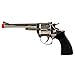 ibobby, Cowboy Die Cast 8-shot .38 Cap Gun, 9.5 inches, Black