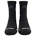 adidas Unisex Traxion Menace Basketball/Football High Quarter Socks (1-Pair), Black/Dark Grey/Onix, 9-13