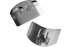 SYANSJU Mooddairy Finger Guard,Mooddairy Finger Protector,2/4Pcs Stainless Steel Finger Protector. (2 PCS)