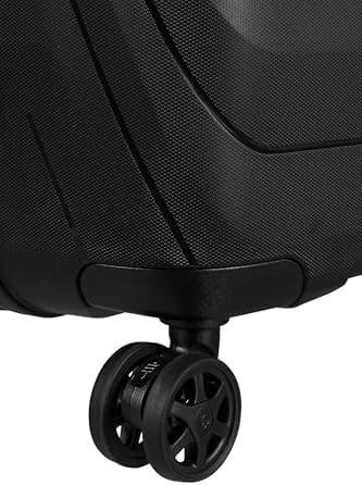Neo Flux - Spinner S Slim, Bagage À Main Extensible, 55 cm, 39/45 L, Noir (Black)
