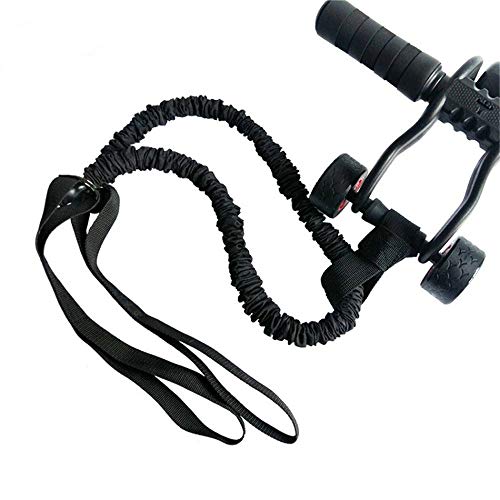 US-DXB-Roller-Drawstring-Waist-and-Abdomen-Weight-Loss-Fitness-Equipment-Indoor-Abdominal-Training-Device-Resistance-Band-Black