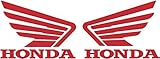 Set of 2 Honda Wing Tank Decals