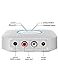 1Mii B06 Plus Bluetooth Receiver, HiFi Wireless Audio Adapter, Bluetooth Receiver with 3D Surround aptX Low Latency for Home Music Streaming Stereo System (White)thumb 1