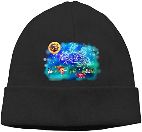Nglud Jaket Unisex Cuffed Plain Skull Beanie Toboggan Knit Hat/Cap Print