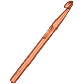 Large Size Crochet Hook 10mm Crochet Hook Long Crochet Needle QLRFFLJOY Metal Crochet Hooks DIY Yarn Weaving Tools for Knitting Blankets, Carpets and Shawl (10.0 mm)