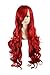 Playcosland Long Synthetic Curly Anime Cosplay Hair 70CM