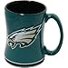 Philadelphia Eagles 15 Ounce Sculpted Logo Relief Coffee Mug